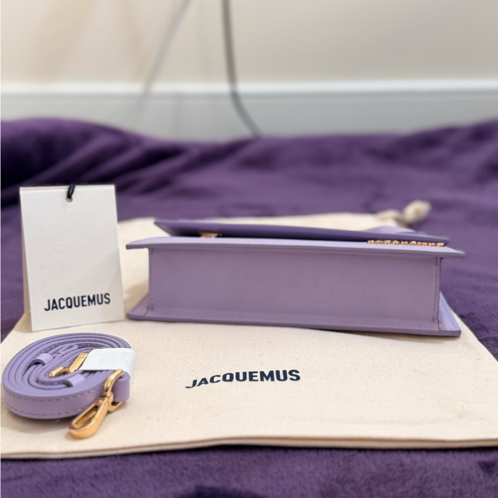 NWT Jacquemus Le Chiquito Long – Lilac Purple Leather - Picture 7 of 12